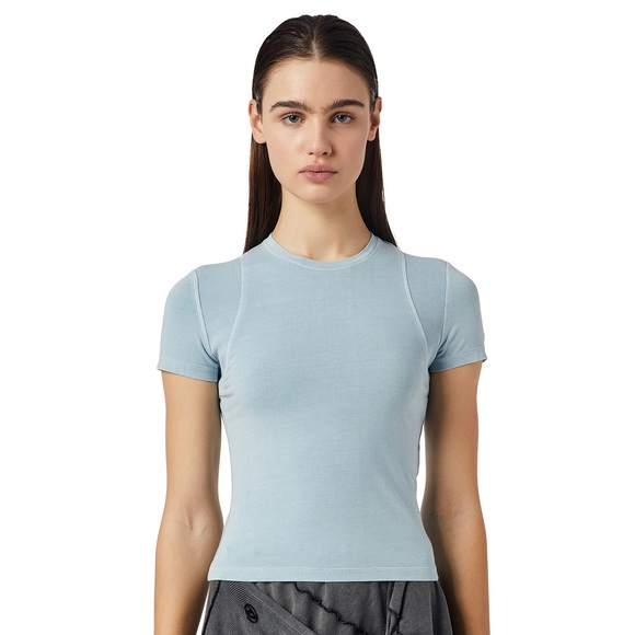 Diesel T-shirt with ribbed inserts - Picture 1 of 3